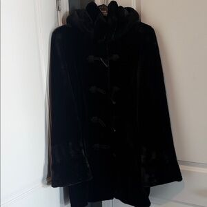 Dennis Basso Luxurious Black Fur Coat